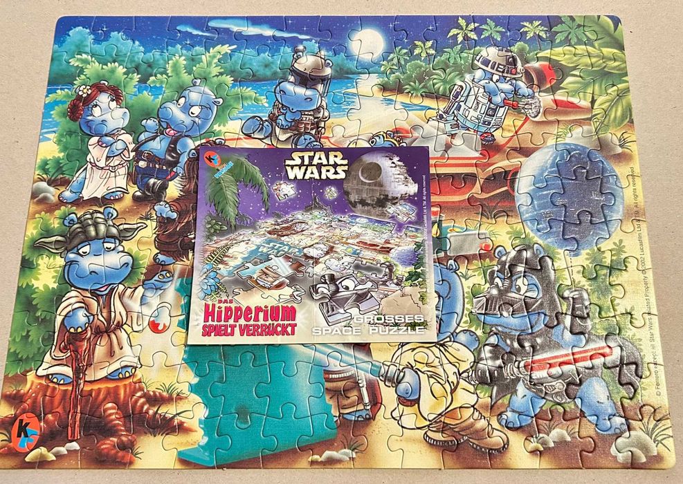Puzzle Kinder Ferrero Maxi Star Wars 2002