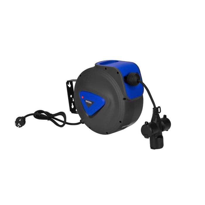 Cablu electric prelungitor cu tambur retractabil automat, 10m, 3 x 1.5