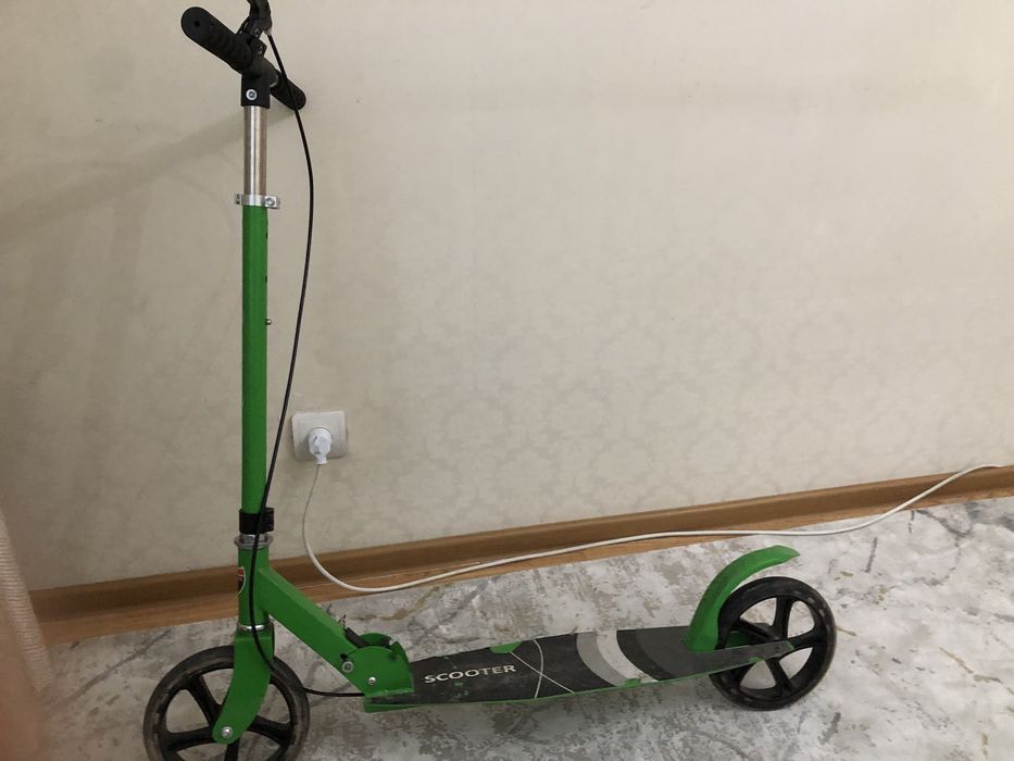 Скоростной самокат с тормозом