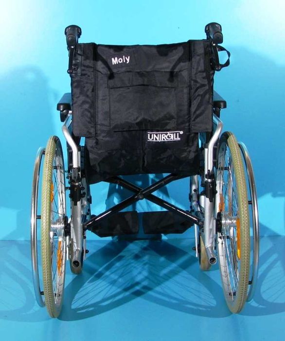 Scaun cu rotile din aluminiu Uniroll / latime sezut 45 cm