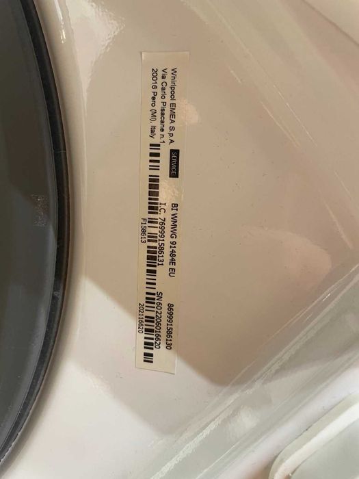 Пералня за вграждане WHIRLPOOL BIWMWG91484 EU 9 kg