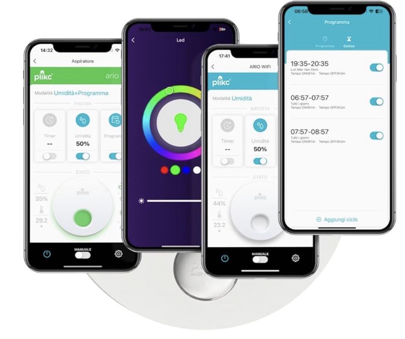 plikc - Ventilator de extracție axial cu WiFi