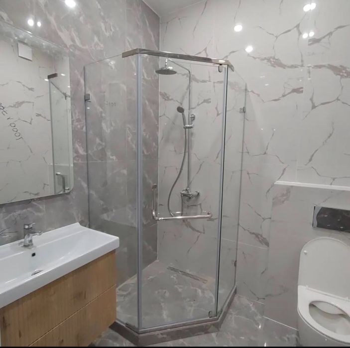 Душевая кабинка, Лофт перегаротки , Зеркала , Ванная шторка