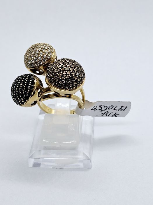 Vand inel dama din aur 14 k 11.67 g cod 373