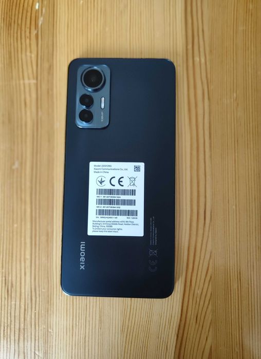 Xiaomi 12 Lite 5G черен, като нов
