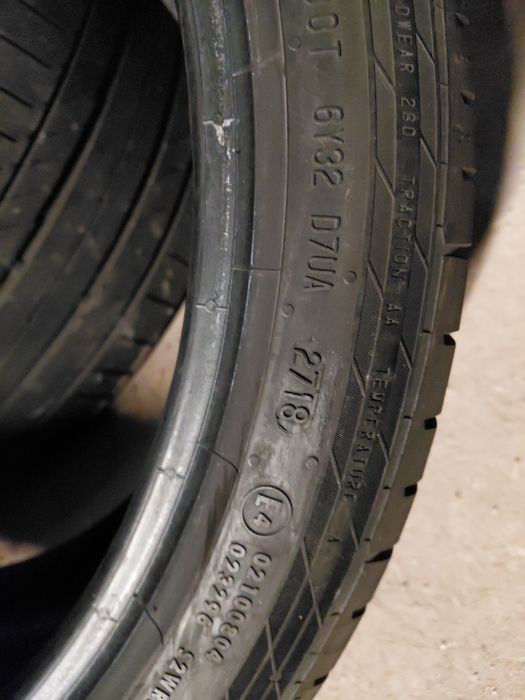 255/35/19" Continental 2бр.гуми