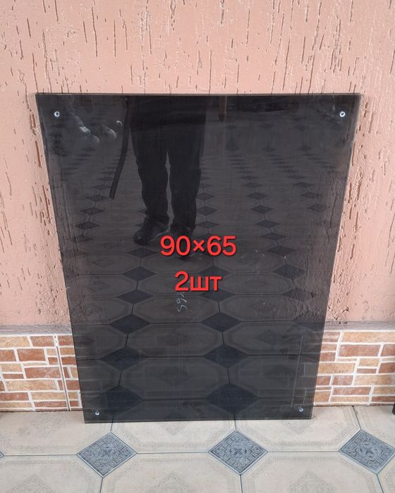 Стекло серый колённый