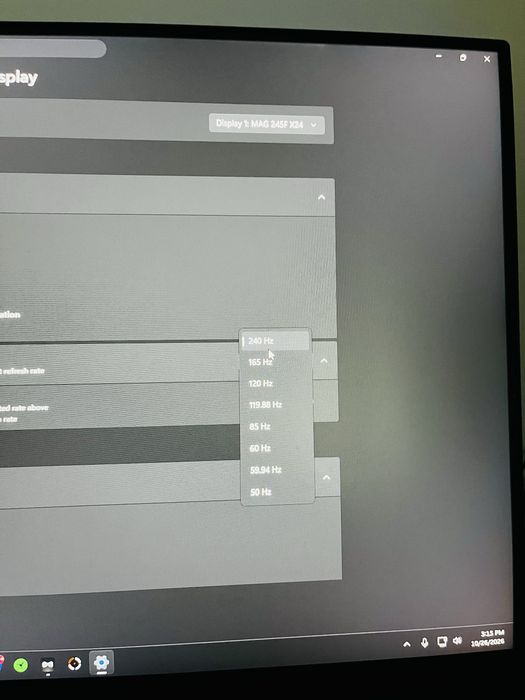 Monitor Gaming 240hz