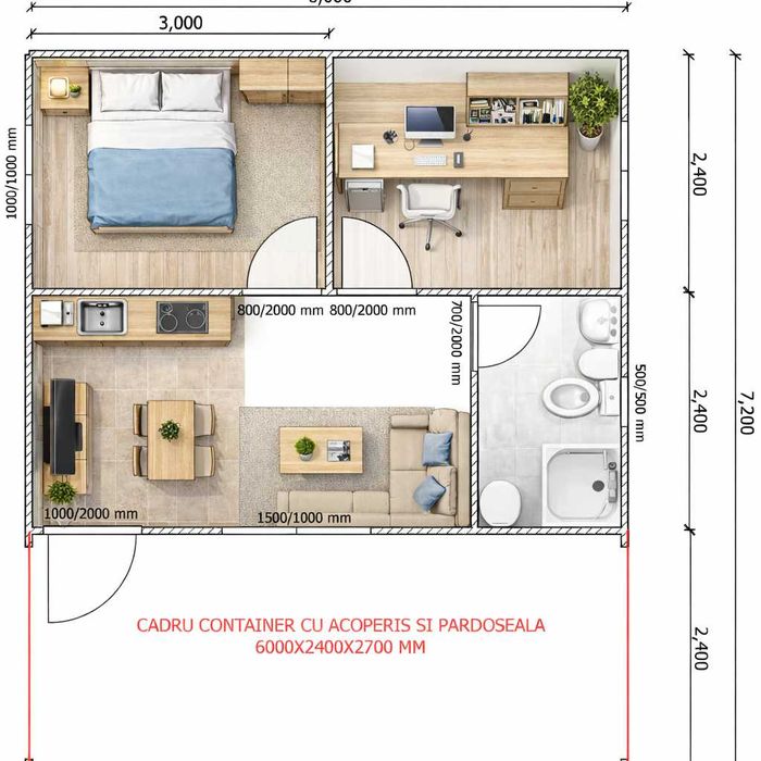 O SINGURA Casă modulară la cheie 19.000€ | Transport + Montaj INCLUSE