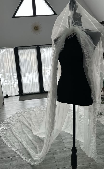 Voal deosebit pentru mireasa 3x3 m