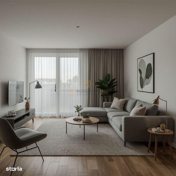 Apartament decomandat cu 2 camere de vanzare | Rado Residence, Popesti — fotografia 1