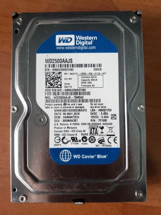 Хард диск 250 gb 320 gb 500 gb 1 tb 1500 tb 2 tb