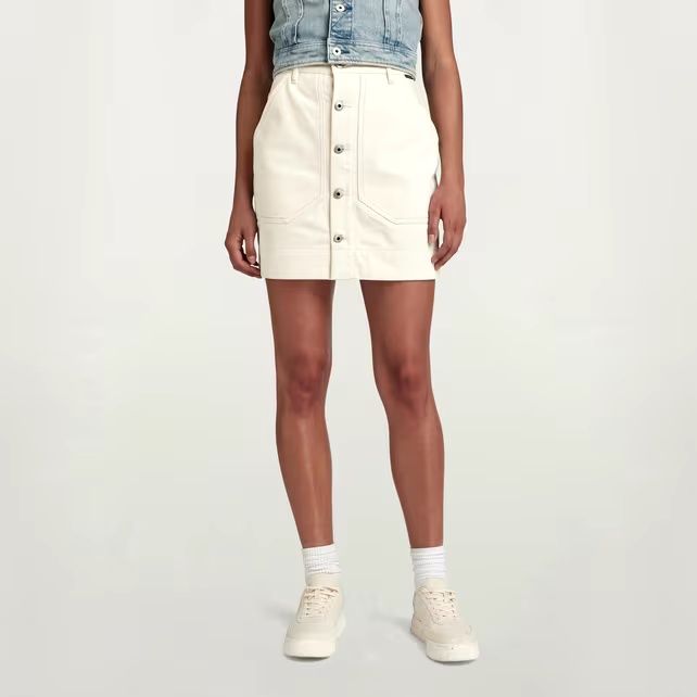 G-STAR RAW Button Skirt оригинална пола номерация 27 размер XS