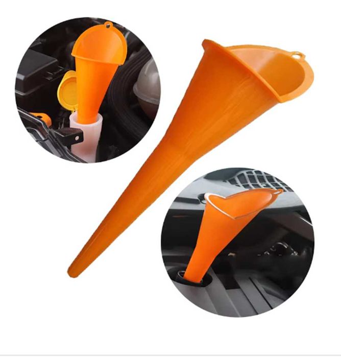 Дълга автомобилна фуния за течности - 28см.