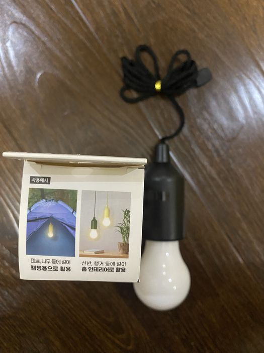 Светодиодный светильник «Ретро-Лампа» на шнурке