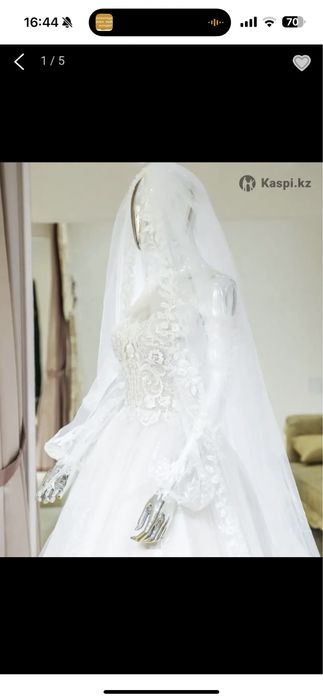 Свадебное платье италия