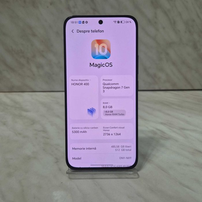 Telefon Honor 400 Negru 512gb cu 8gb Zeus Amanet Rahova 34778