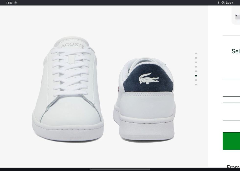 Lacoste Carnaby men.43.-43.5, US 10.5