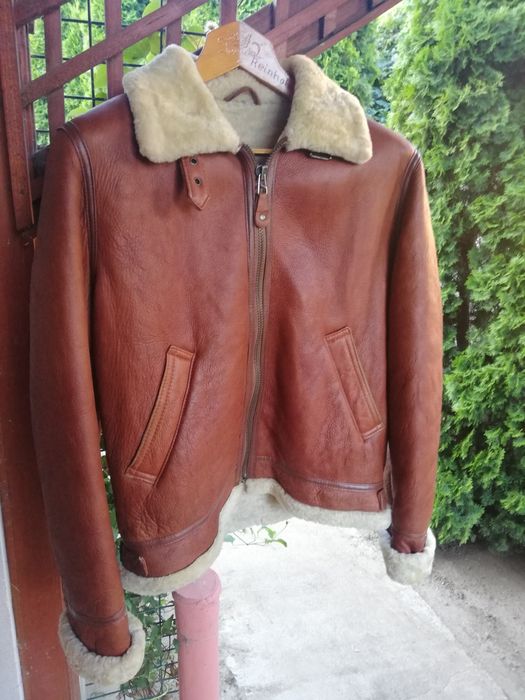 Geaca piele Aviator M Ezkerras cu blana