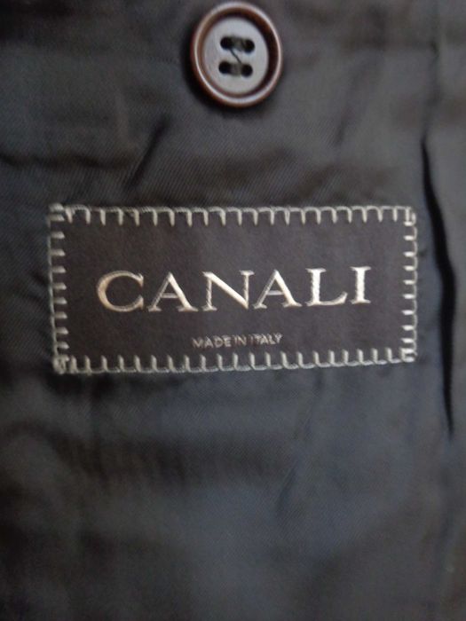 Sacou CANALI patratele maro negru marimea  50