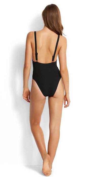 NOU! Costum de baie intreg Seafolly Inka - negru