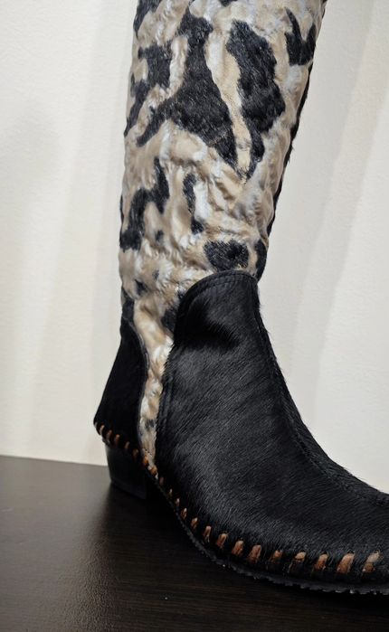 Ботуши от естествена кожа Италиански ръчно изработени