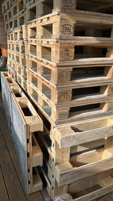 Продам европоддоны б/у с площадкой из ЛДСП