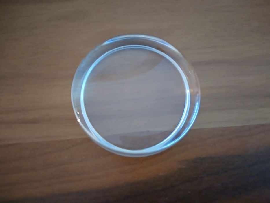 Оригинален цилиндричен стъклен предмет от Италия