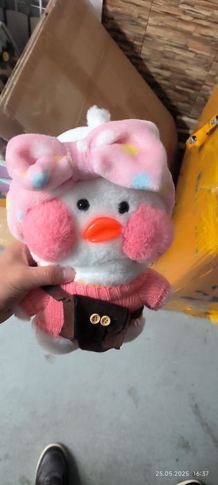 Мягкая игрушка утка  Lalafan  по 2990тг