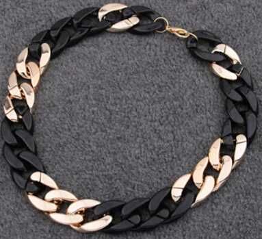 5 видов колье-чокеров и крупная стильная цепь 2 цвета..