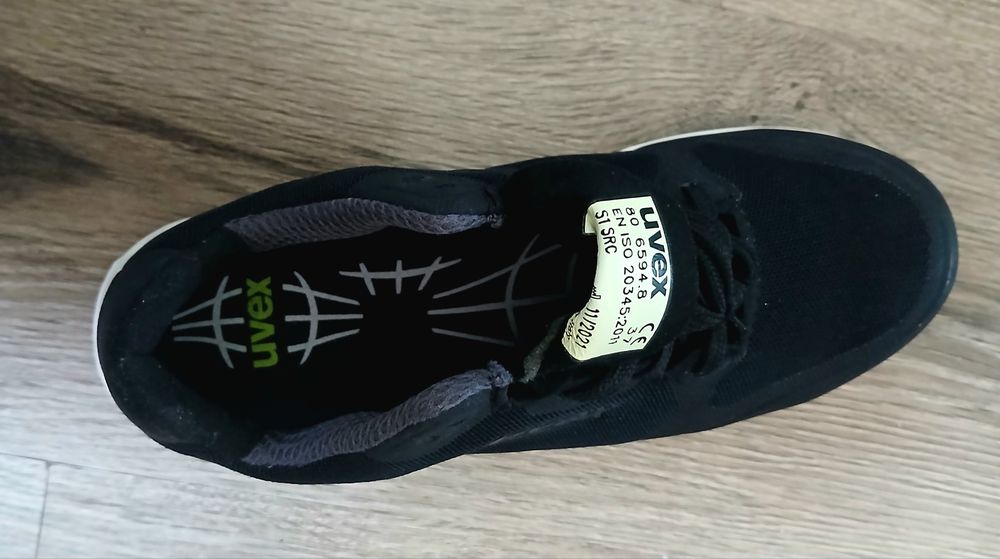 Pantofi de protectie Uvex sport, noi, marimea 37