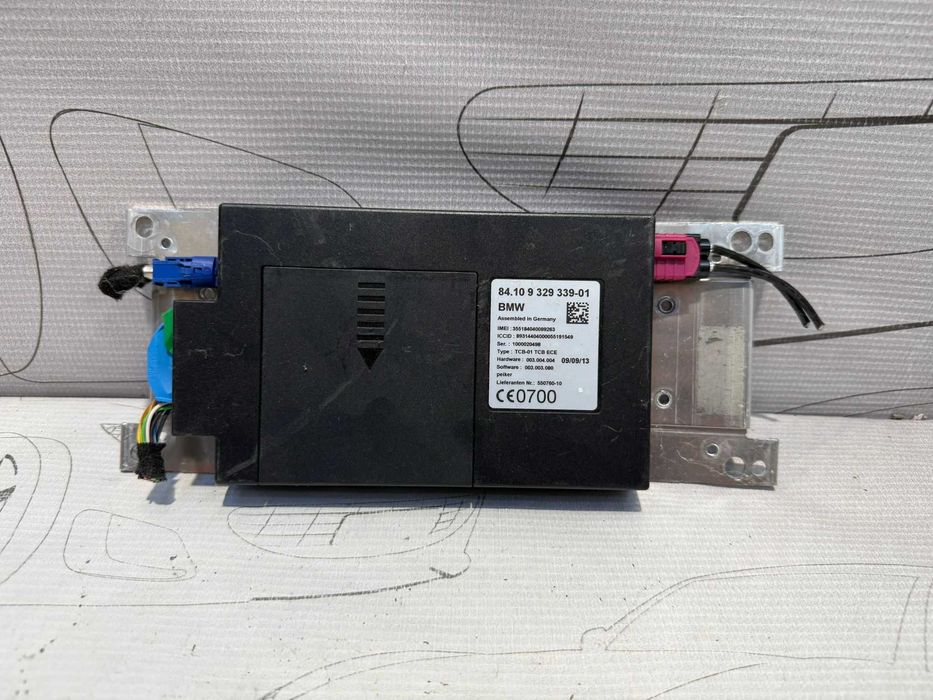 Modul TCB / Unitate telematică (TCB-01 TCB ECE) BMW 4 F36 Gran Coupe 84109329339 2016 / [2014-2017] / (5B3)