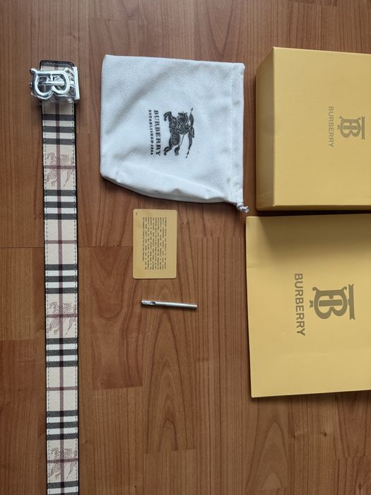 Curea burbery 115 cm