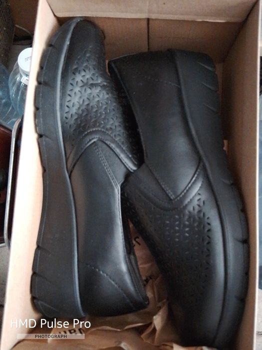 Дамски обувки естествена кожа Jana