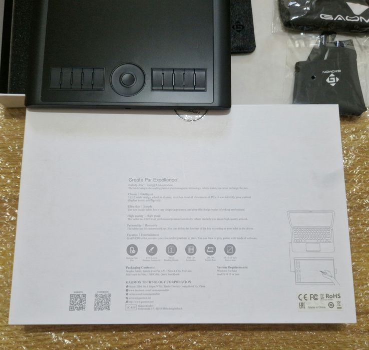 Tableta grafica GAOMON M10K