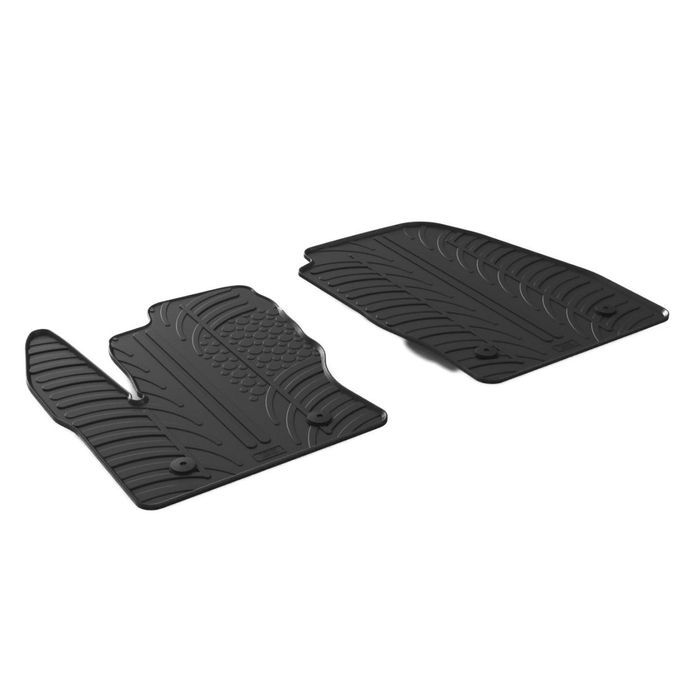 Set covorase auto din cauciuc Ford Transit Connect Furgon 2016-, Negru, Gledring, 2 buc.