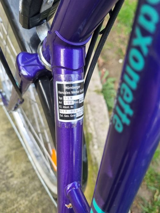 Hercules saxonette bicicleta cu motor termic