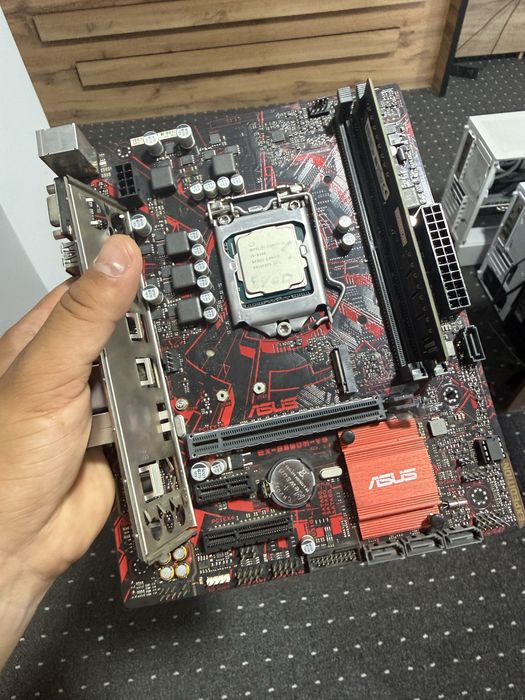 H610 h510 h110 plata va i3 10100f  i5 12400f rx 1650 video karta