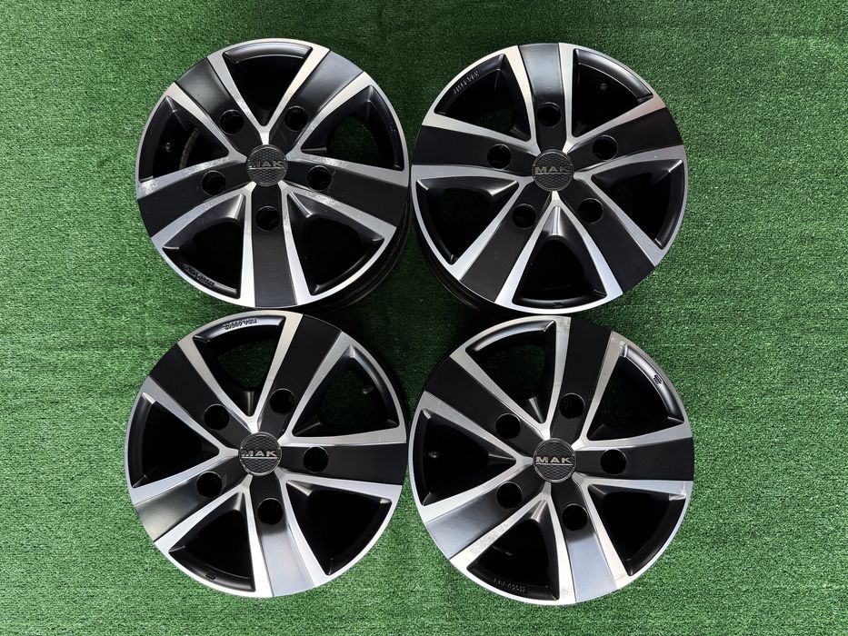 4бр. ОТЛИЧНИ ТОВАРНИ 15” Джанти *MAK* 5х160 за -FORD Transit/FORD Custom- 6.5Jx15H2, ET58