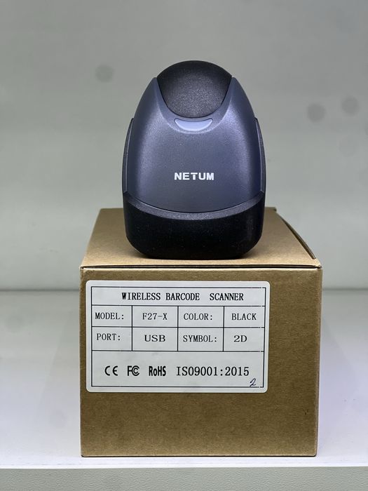 Сканер штрих-кодов NETUM F27-X bluetooth 2D qr scanner skaner shtrix