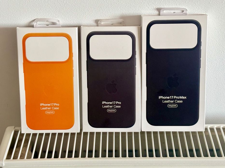 Husa de piele Magsafe iPhone 17 Pro si 17 Pro Max