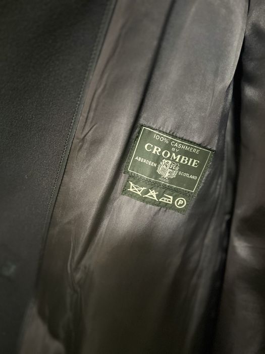 Palton barbatesc Crombie  100% Casmir