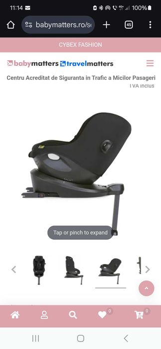 Scaun auto copii Joie i-Spin 360°E isofix
