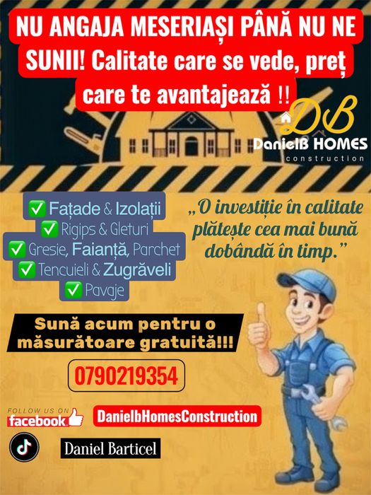 Prestari servicii constructii