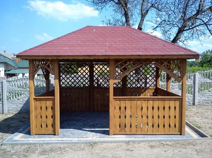 Дървени навеси, беседки, покриви