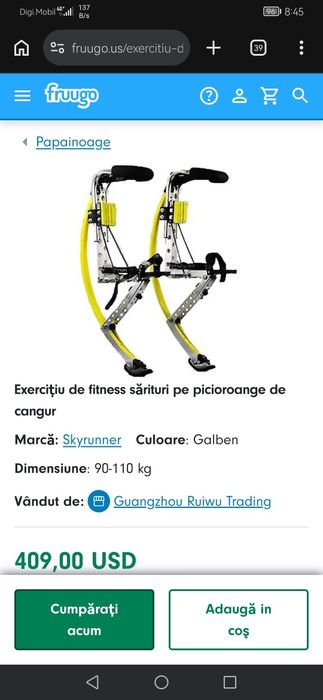 Picioroange fitness sărituri Jumping Stilts