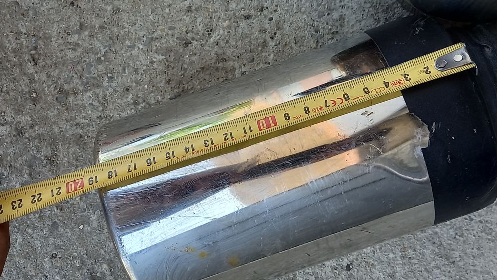 Накрайник за аспух заглушител от нераждаема стомана 3те за 80лв