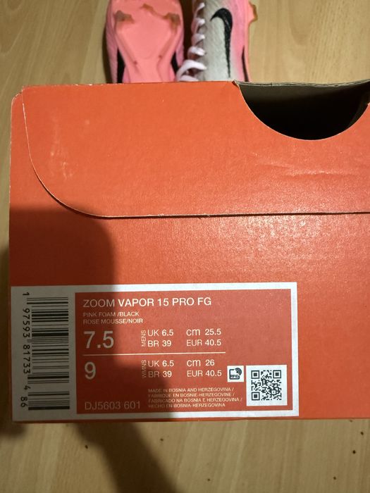 Бутонки nike 40,5