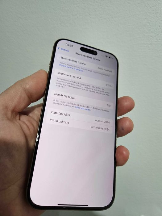 iPhone 16 Pro Max, 1 tb, neverlock, 92% la cutie.