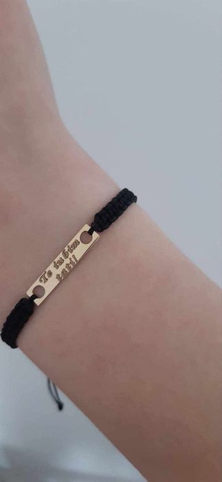 Brățări din șnur reglabil cu aur 14k! Nu vând la gram!